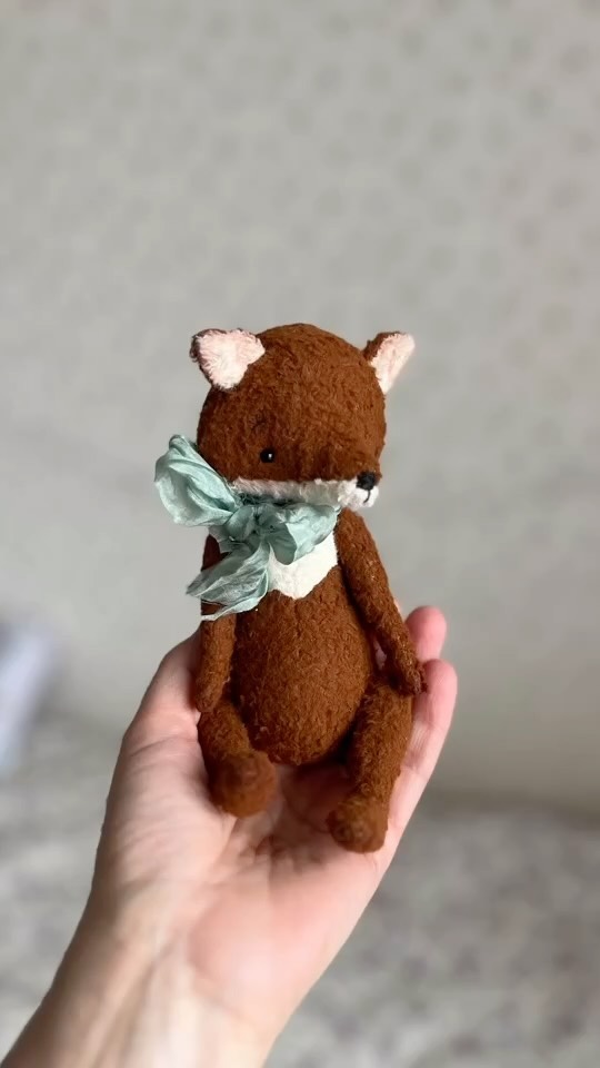 sveta_swan в LOOKY. #тедди,#теддилис,#teddyfox,#teddy,#handmadeanimals,#настроениетворить,#ручнаяработа,#springstyle. #тедди #теддилис #te...