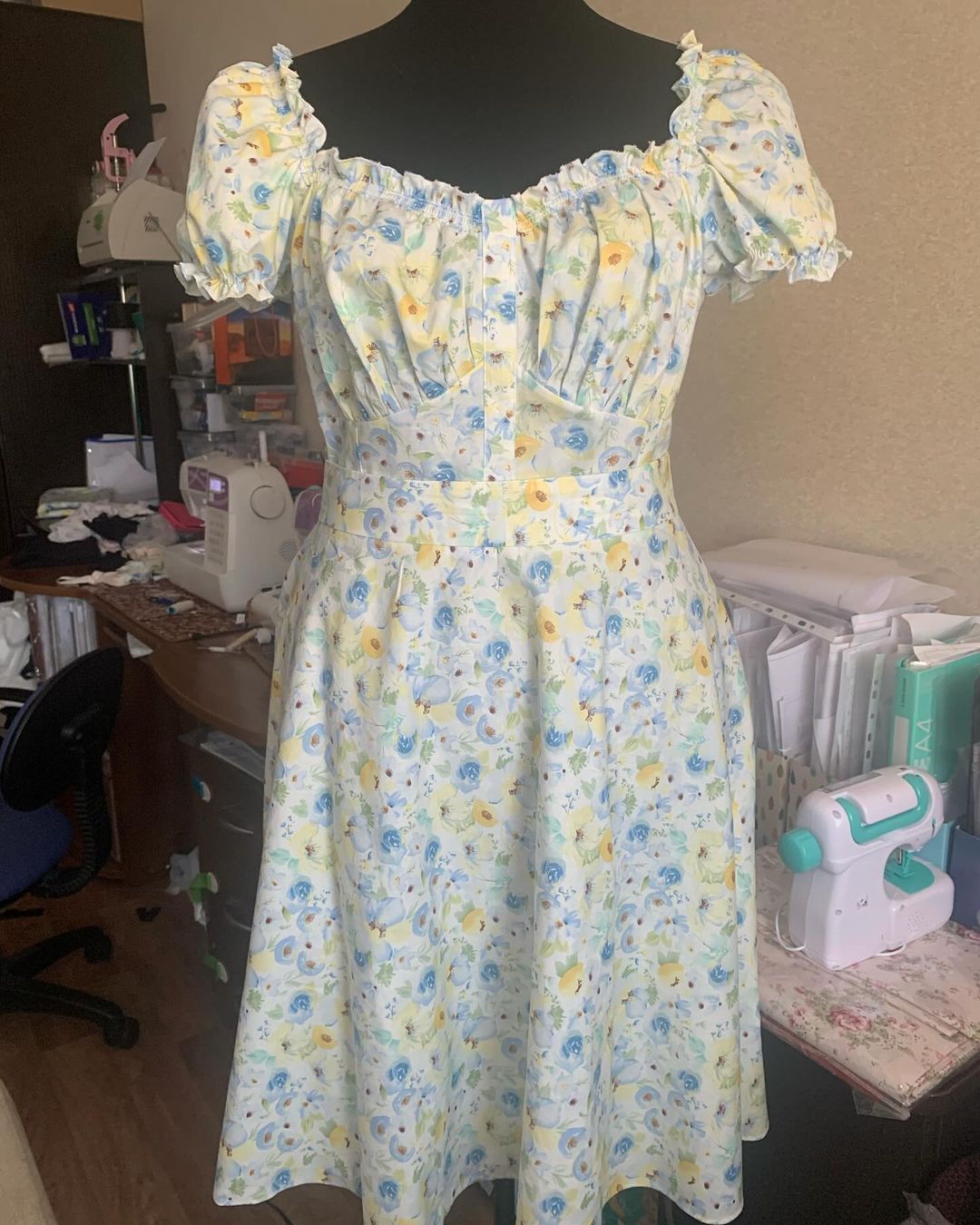 Вот и готово 11-е платье. #venerasews_romanticdress @venera.romantic @venerasews #1_Романтика_осени #romanticdress_кристина