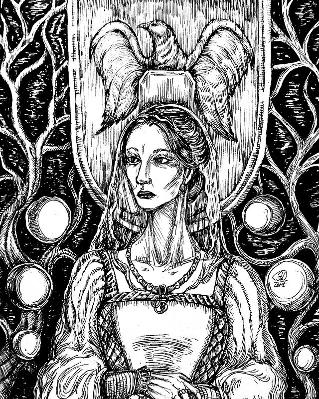elina__arts_ в LOOKY. #Дюна,#ледиДжессика,#Герберт,#иллюстрация,#Dune,#ladyJessica,#illustration,#Herbert. Lady Jessica from Du...