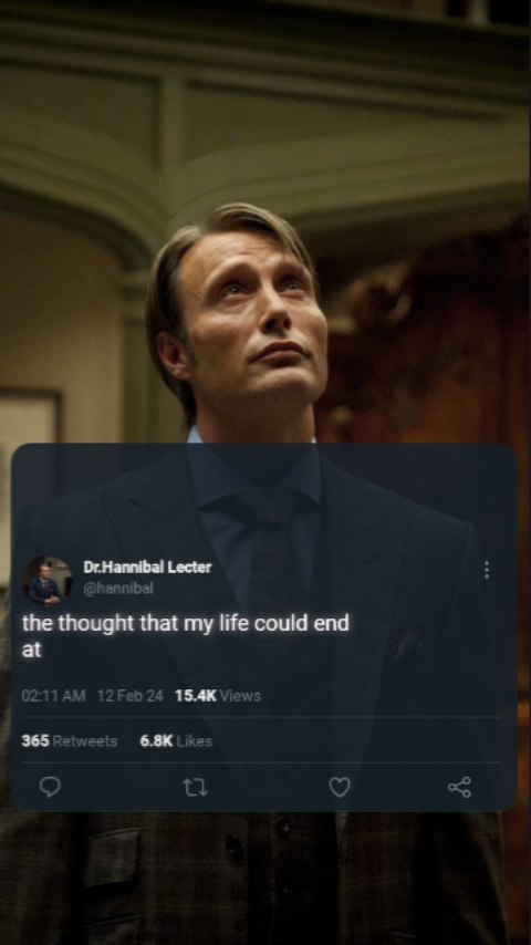 am2in._ в LOOKY. #hannibal,#quotes,#life,#art. Hannibal 🫡
.
.
#han...