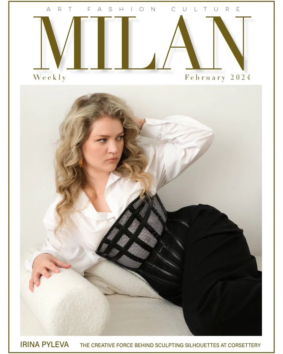 Incredibly beautiful publication for my birth month 🫶🫶🫶
Thank you @milanweekly 
Corsets by @corsettery 

#corset #corsets #design #artdirector #milan #milano #blackandwhite #cover #editorial #fashioneditorial