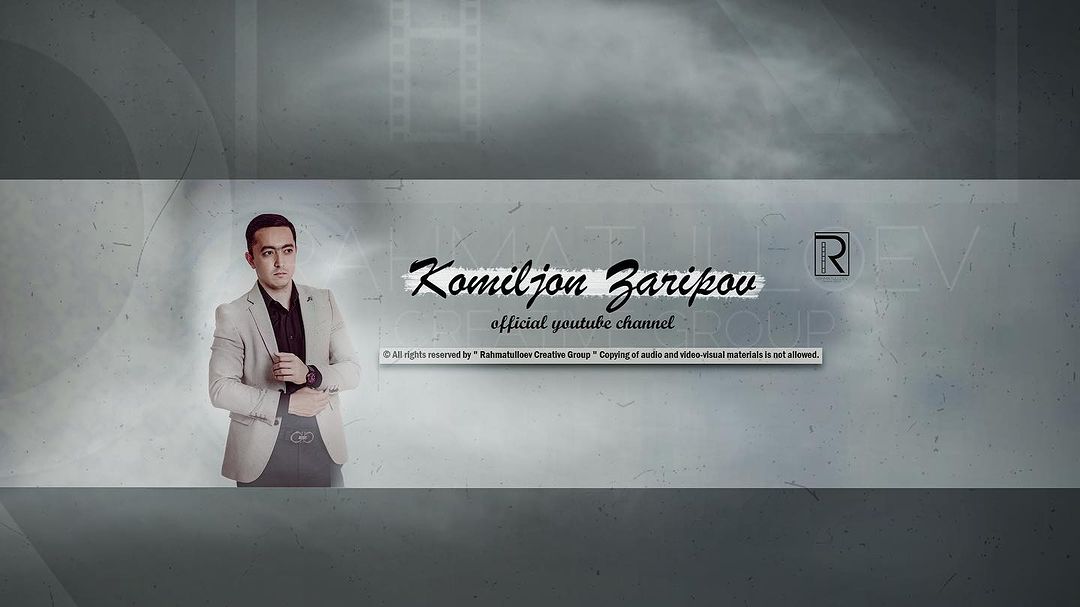 tilabaev.tj в LOOKY — Banner for YouTube channel @komiljon.zaripov 
design by: @ti