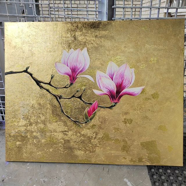 lenaaskaron в LOOKY. #art,#flowers,#magnolia. Одна из моих любимей...