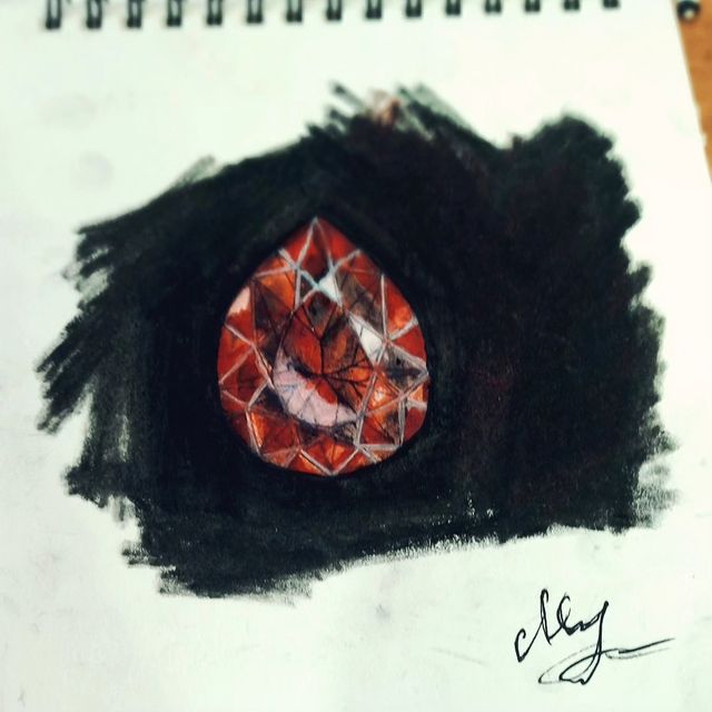 millinda_famozina в LOOKY. #рубин,#ruby,#drawing. Ruby♦️💎 #рубин #rub...