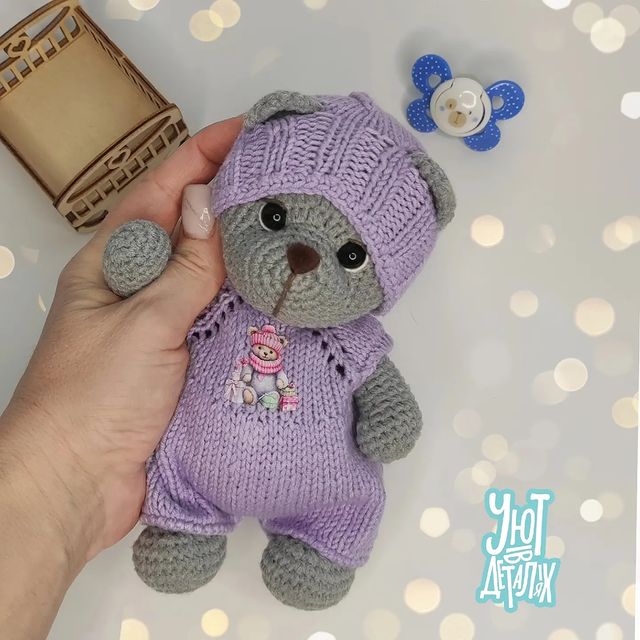 uyut_v_detalyah в LOOKY. #уютвдеталях,#игрушкадлямалыша,#вроддом,#навыписку,#вкроватку,#вязаныеигрушкиназаказ,#вязаниедлядетей. МАЛЕНЬКИЙ МИШУТКА МА...