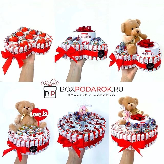 boxpodarok_ru в LOOKY. . Тортики из Киндера в...