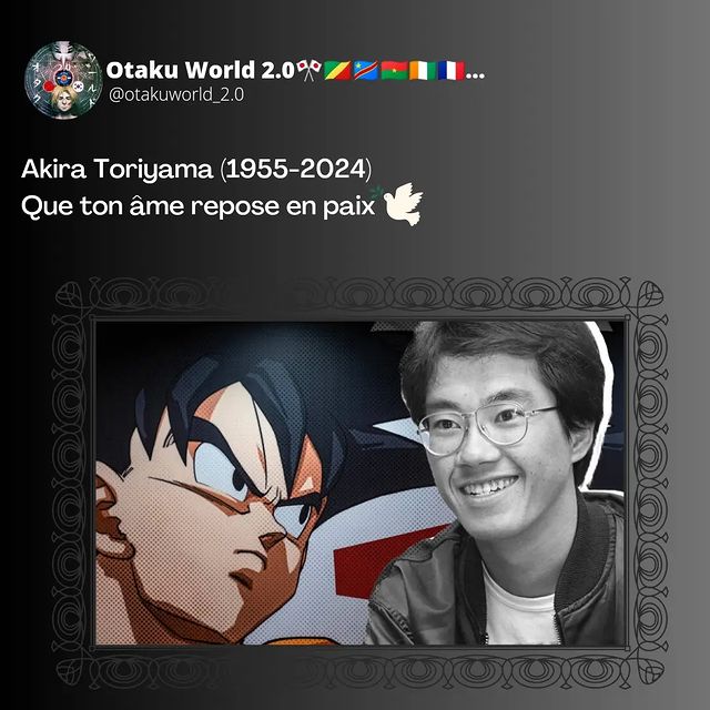 otakuworld_2.0 в LOOKY. #dragonball,#akiratoriyama,#mercimaitre,#restinpeace. 🌟 Aujourd'hui, je v...