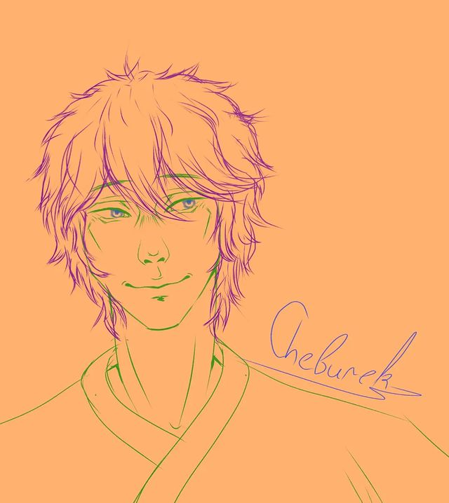 cheburek1993 в LOOKY. #art,#ibispaint,#anime,#скейч,#арт,#анимепарень,#анимеарт,#аниме,#искусство,#худжоник,#набросок. Помню, @qquweri._  п...