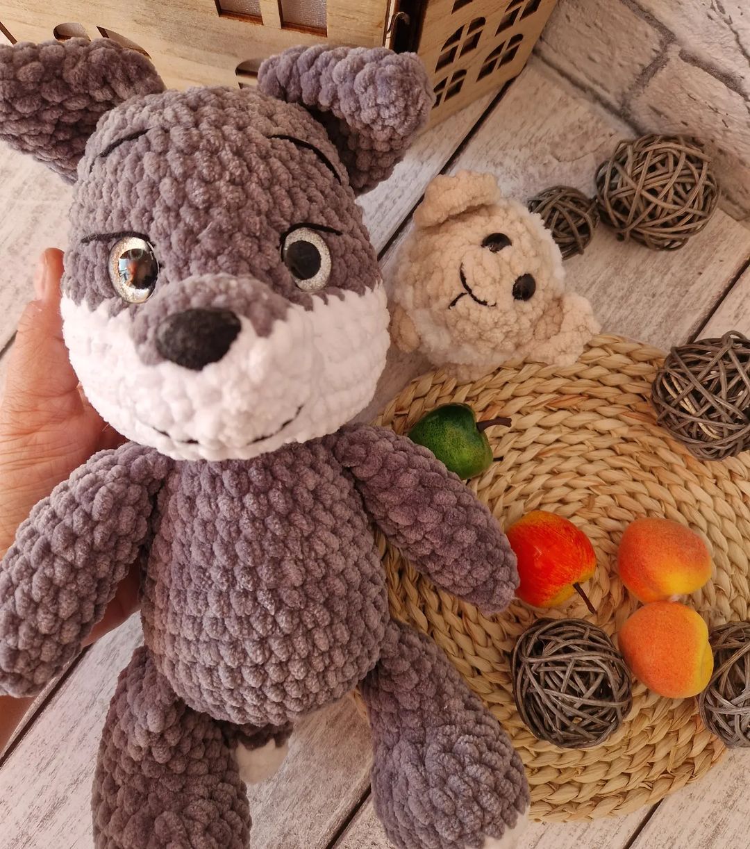 knitted_foot_nsk в LOOKY — Волк и овечка))
Дружная парочка для игры😄✨️
В комплекте с и
