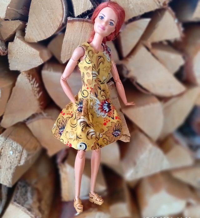 auxance в LOOKY. #о2_17мар,#о2_елисавета,#о2_сшито,#барби,#barbiedoll,#шитькуклам,#платье,#сарафан,#шитье,#рукоделие. 🪡, или Шить сарафан...