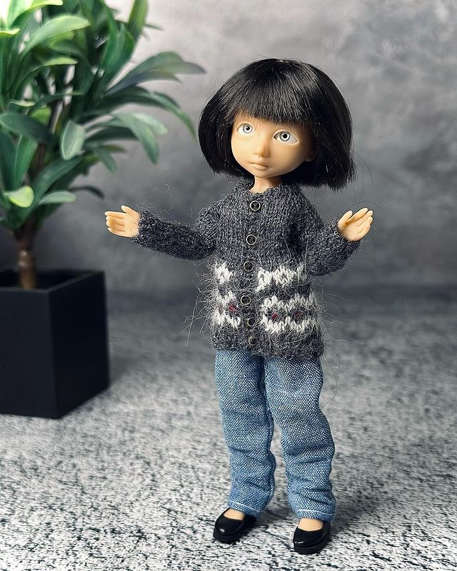 sovabjd в LOOKY. #milimstudio,#sovabjdknit,#bjdphoto,#bjdphotography,#sovabjd. • мелкий кардиганчик...