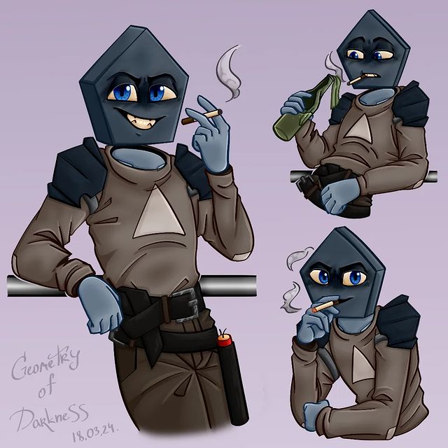 _.geometry_of_darkness._ в LOOKY. #PinkCorruption,#ThePinkCorruption,#Tpc,#pc,#jsab,#justshapesandbeats,#just_shapes_and_beats,#cinder,#raider,#pyromaniac,#oc,#smoking,#molotovcocktail,#FoP,#FalloutOfParadise,#originalcharacter,#ocdrawing,#digitalart,#digitaldrawing,#PaintToolSai2. MOOORE CINDER

he sm...