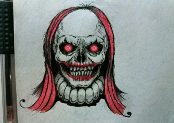 веселый череп#рисунок #крипота #drawing #creepyartist #sketch #illustration #artist #painting #artwork #скетч #draw #sketchbook #иллюстрация #рисование #художник #искусство #творчество #ink #графика #скетчбук #illustrator #artistsoninstagram #традишка #draws #monsterart #pencildrawing #creepyart