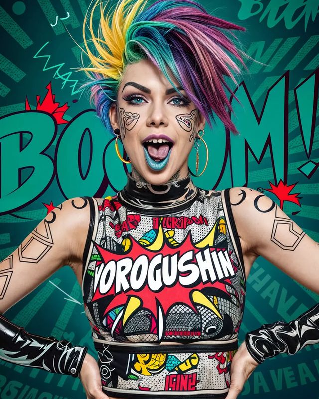 vorogushin_aleksey в LOOKY. #art,#popart,#digital,#digitalart,#girl,#colorful,#monika,#comic,#nowak,#monikanowak,#comics,#marvel. #art #popart #digita...