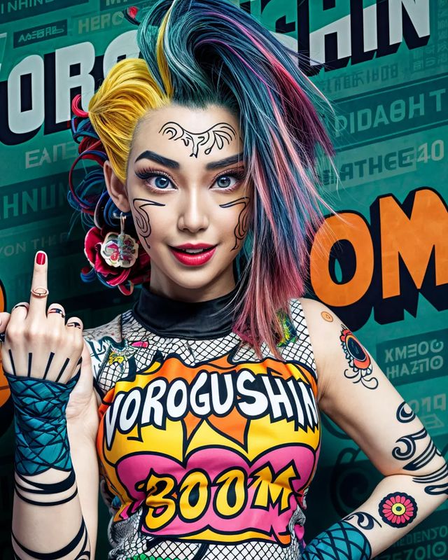 vorogushin_aleksey в LOOKY. #art,#popart,#digital,#digitalart,#girl,#colorful,#monika,#comic,#nowak,#monikanowak,#comics,#marvel. #art #popart #digita...