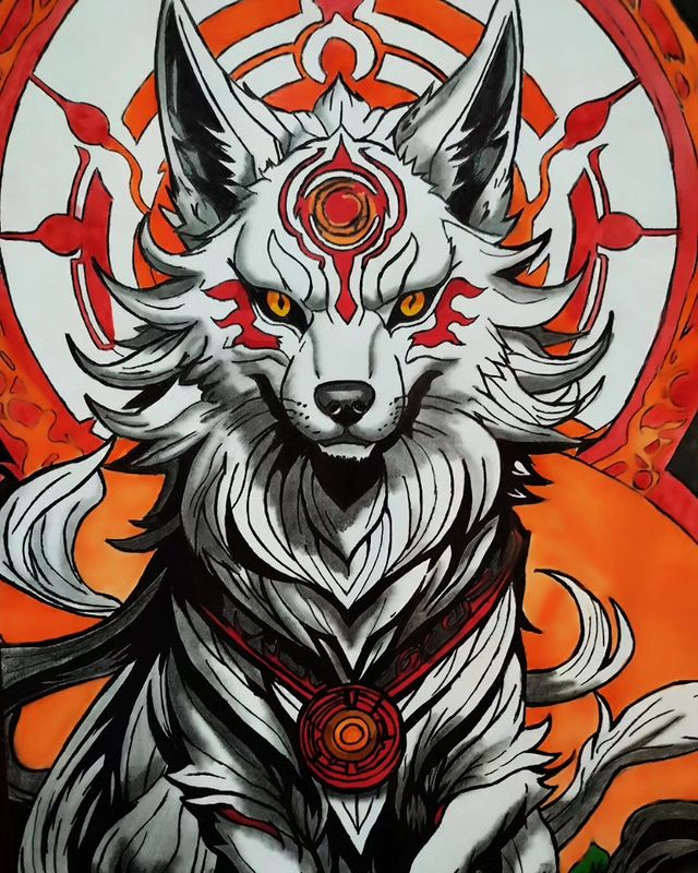 sergeyf811 в LOOKY. #artist,#art,#pencildrawing,#colorart,#japan,#myphology. Amaterasu
#artist #a...