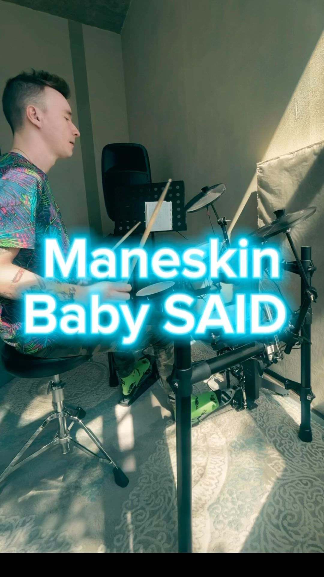 serg_skrime в LOOKY. #maneskin,#babysaid,#drumcover,#cover,#drum,#drummer,#recomended,#reels. Maneskin-Baby SAID #...