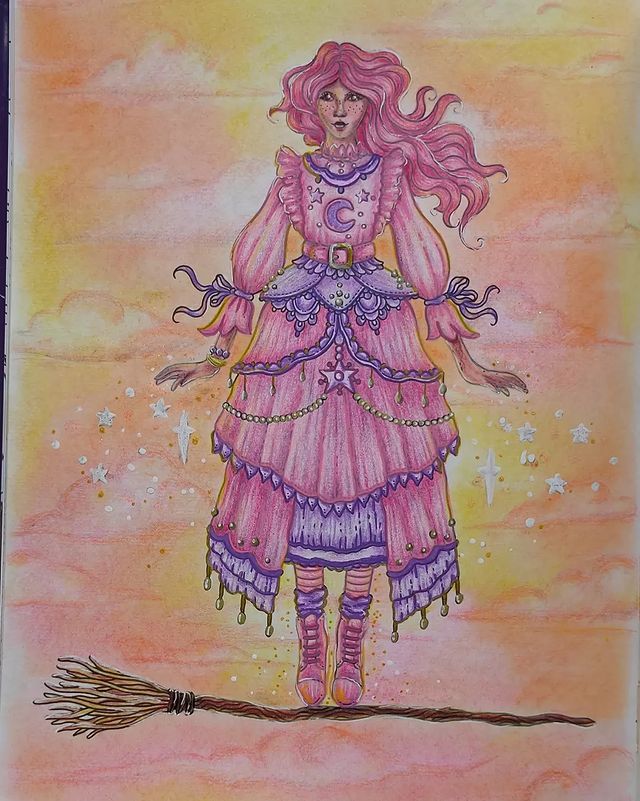 _coloring_dream_ в LOOKY. #творчество#раскраскаантистресс#раскраскадлявзрослых#ханнакарлсон#закалдованныйлес,#досуг#хобби#вдохновение#art#coloring#colorbook#hannakarlzon#hanna#coloringpages#coloringtime#coloringforfun#coloringaddict#coloring#wonderfulcoloring#colortherapyclub#coloringforgrownups#магическийдом. Моя конфетная ведьмо...