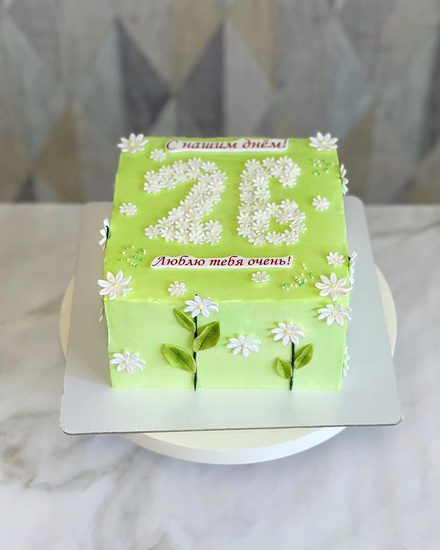 tort_sokol74 в LOOKY. #тортсромашками,#тортнагодовщинусвадьбы,#тортчелябинск. Весенний торт с поля...
