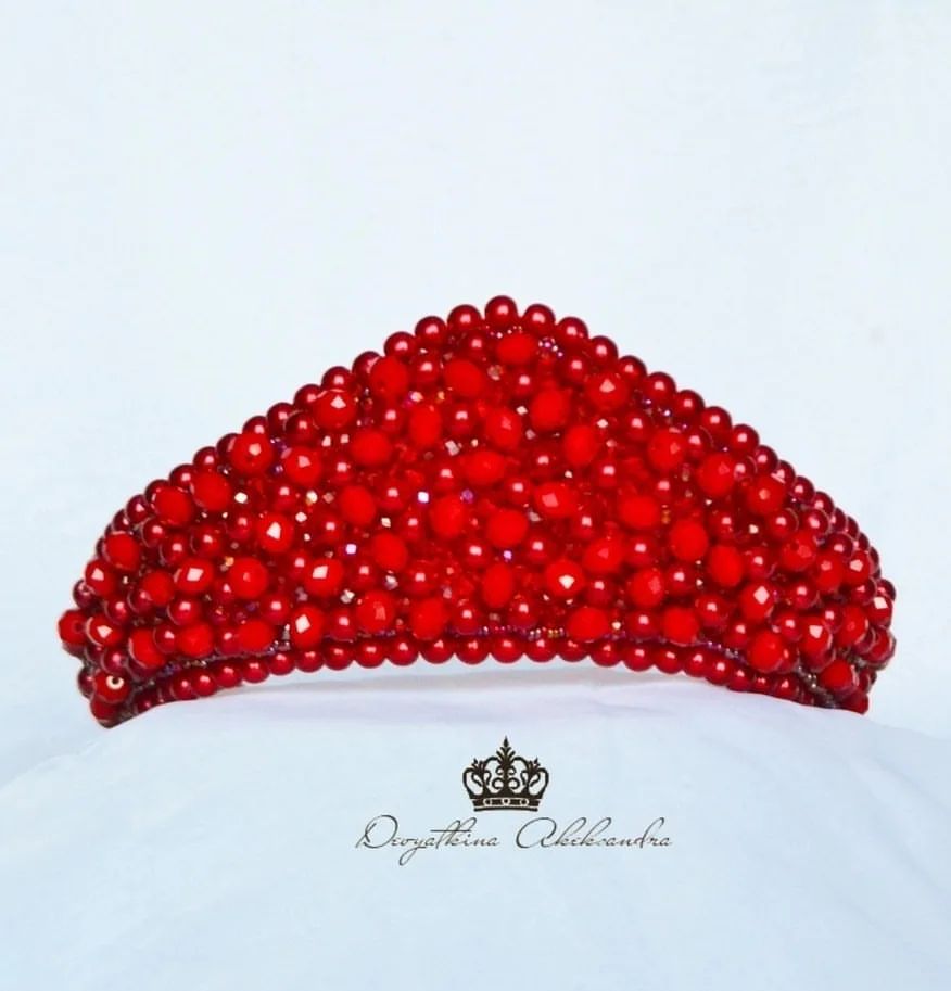 kokoshnik_skazki_severa в LOOKY — #кокошник #венец #ручнаяработа #вкрасномцвете #сказкиСаша #с