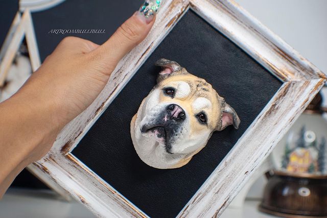 artroombullibull в LOOKY. #artroombullibull,#handmade,#polymerclay,#polymerclaysculpting. Портретная рамочка Б...