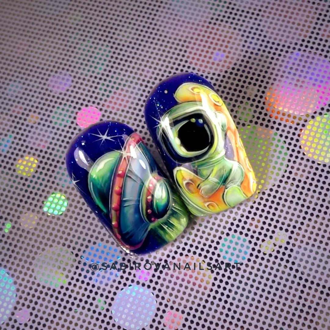 Участвую в Межгалактическом nail - челиндже
🛸🚀🛰🌏🪐 посвященному Дню Космонавтики от #millionstars_rocknail
#росписьногтей
#галактикананогтях
#космическиеногти
#космическийманикюр
#космоснаногтях
#дизайнногтей💅
