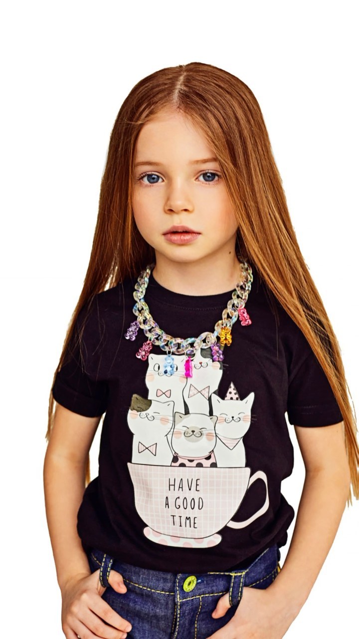 moda.podiumkids в LOOKY. . Милая футболочка Cat...
