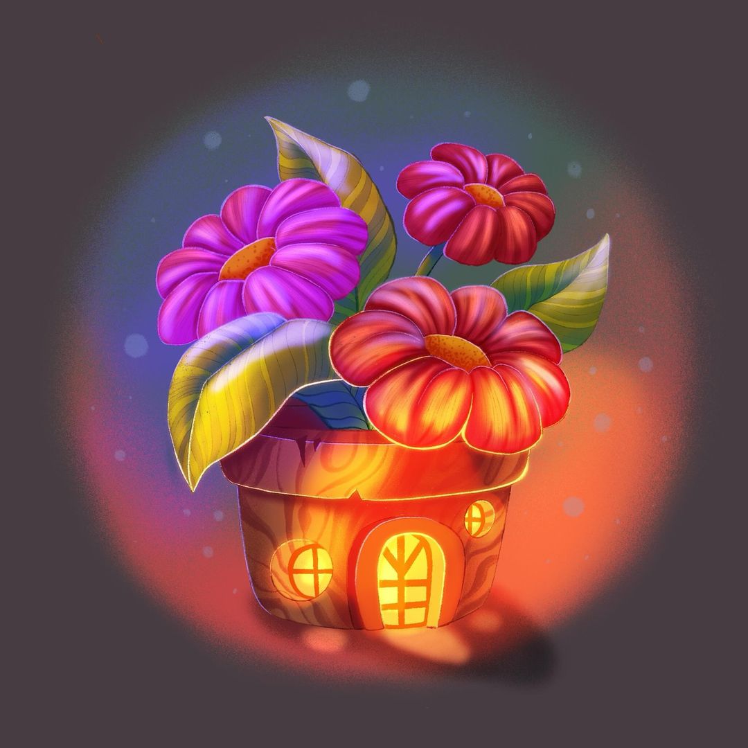 a_vyatkina.art в LOOKY. #рисуюкакмогу,#цветыцветы,#flowers. #рисуюкакмогу #цветы...