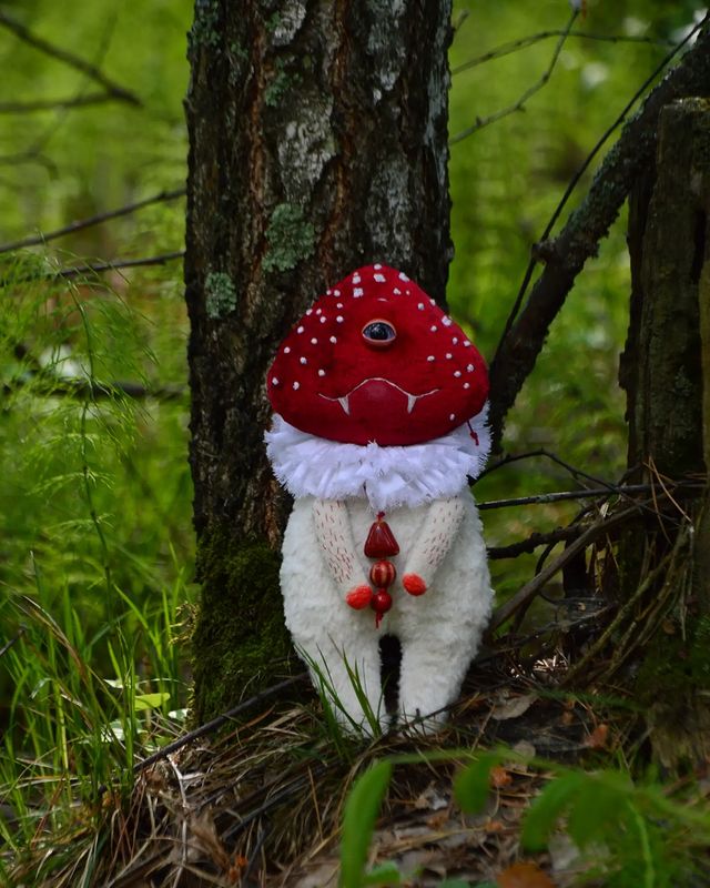 emotion_bears в LOOKY. #teddybears,#handmade,#teddydoll,#artdoll,#handmade,#collector. Amanita (Мухомор), к...