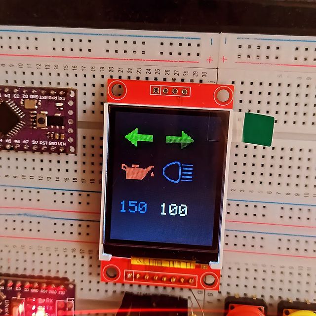 anatoliizadorin в LOOKY. #arduino,#arduinoproject. Первый тест tft дисп...