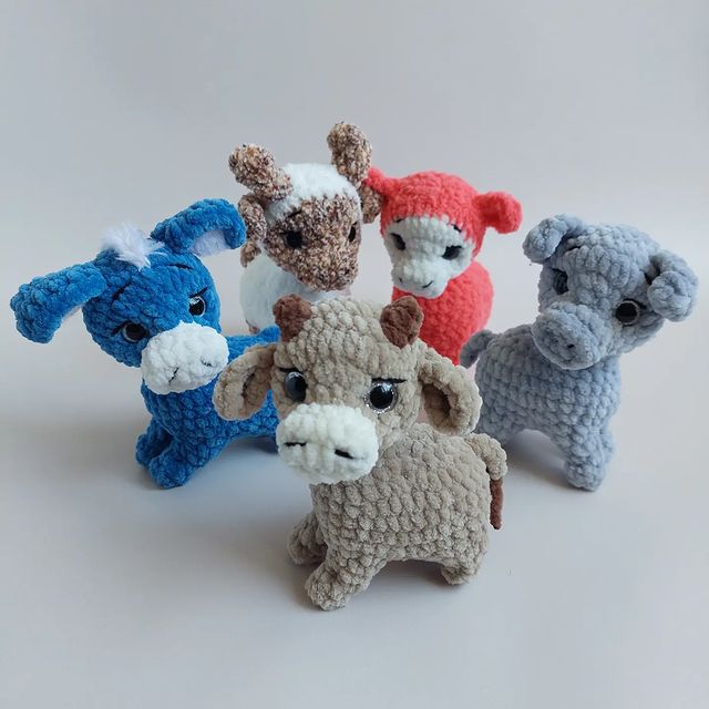 knitting.aktau в LOOKY. . Жители фермы.
Высота...