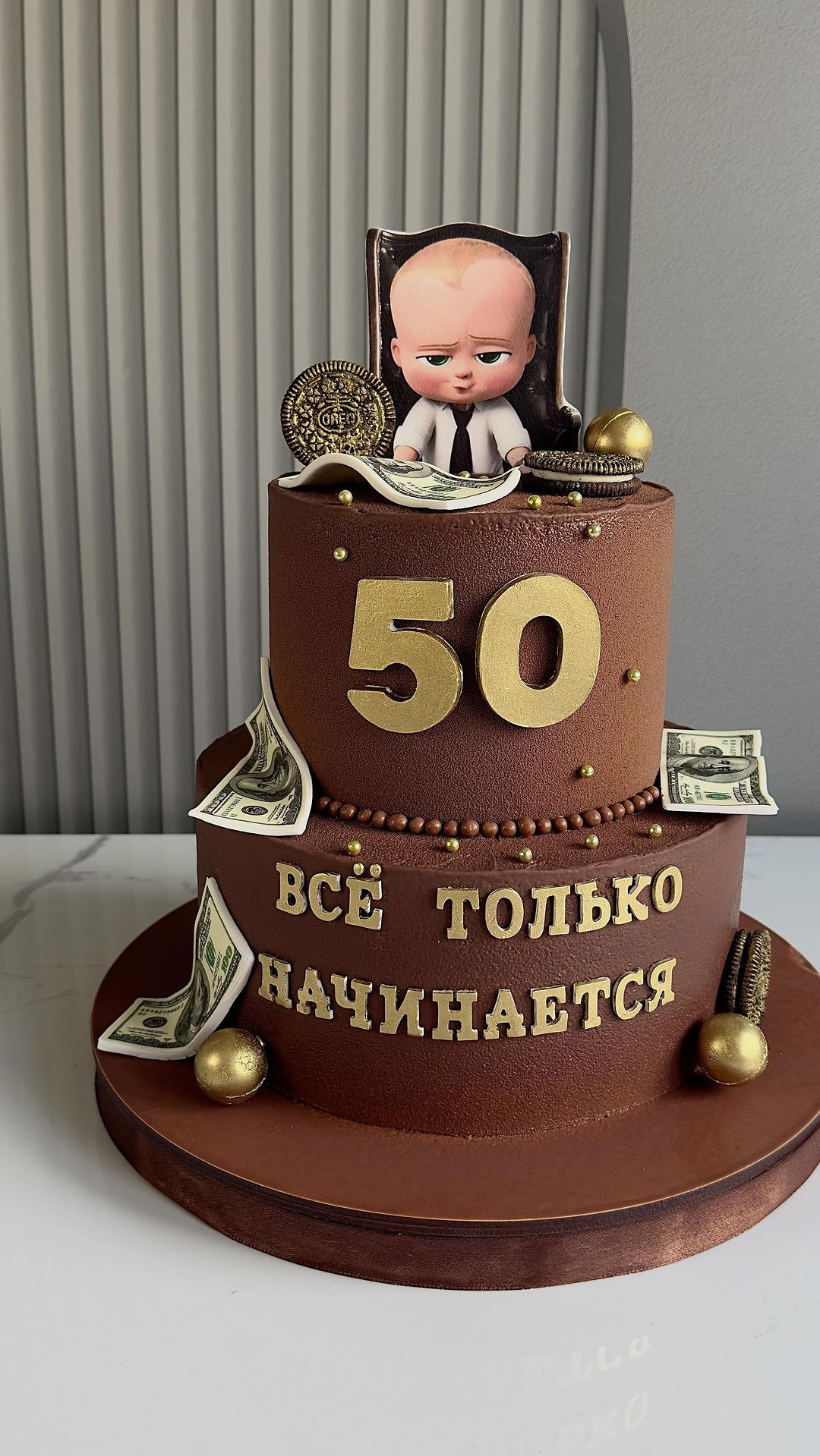 cherry.wowcake в LOOKY. . Торт для🧍‍♂️на юбил...