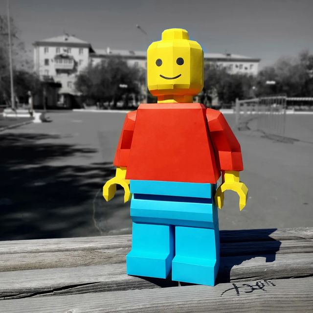 papermodel_1_orsk в LOOKY. #papercraft,#papermodel,#paper,#craft,#sculpture,#model,#модель,#бумага,#сборка,#папепкрафт,#творчество,#искусство,#скульптура,#фигурка,#лего,#lego,#лето,#summer. По летнему, по добро...
