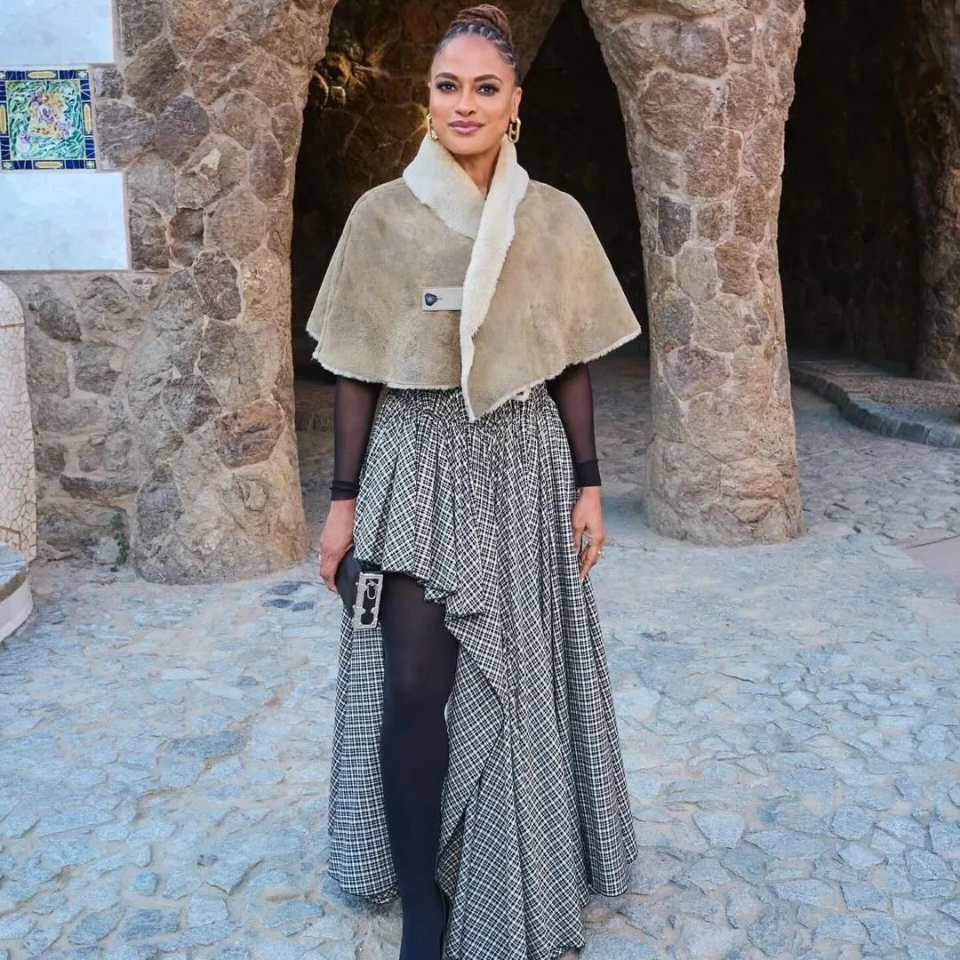 Gorgeous @ava for the @louisvuitton Cruise show in Barcelona - another inspired collection by @nicolasghesquiere in one of the most inspiring spaces I’ve ever visited ✨

Hair + makeup by @indiamhammond