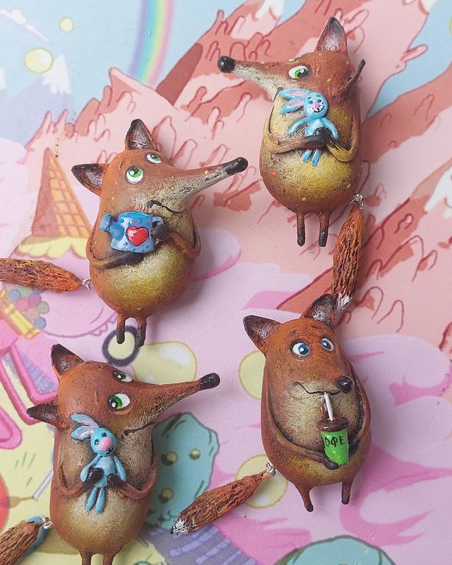 elena170661 в LOOKY. #papiermâché,#papier,#papermache,#papercraft,#папьемашеигрушки,#папьемаше,#волшебнаябумага,#папье_маше,#балкукол. Новые магнитоброшки,...