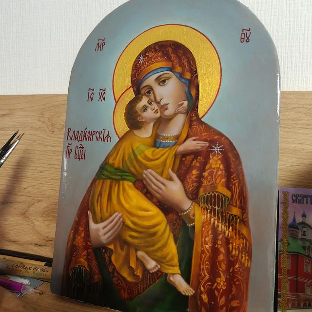 art_sats в LOOKY. . Влади́мирская ико́на...