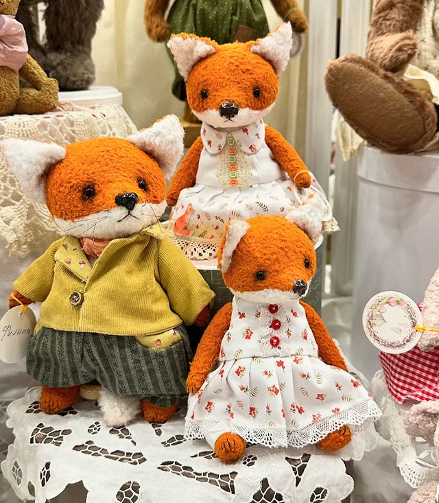 alla_sherbakova2708 в LOOKY. #балкукол,#тедди,#теддилисичка,#teddy,#teddyfox,#artistteddybear,#авторскаяигрушка. Семейство лисичек жд...