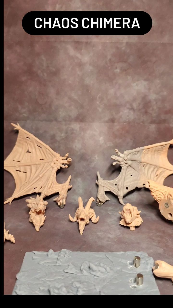 seers_hut в LOOKY. #warhammer,#oldworld,#chaos,#chimera,#3Dmodel,#3Dsculpt,#3dprinting. New model for warham...