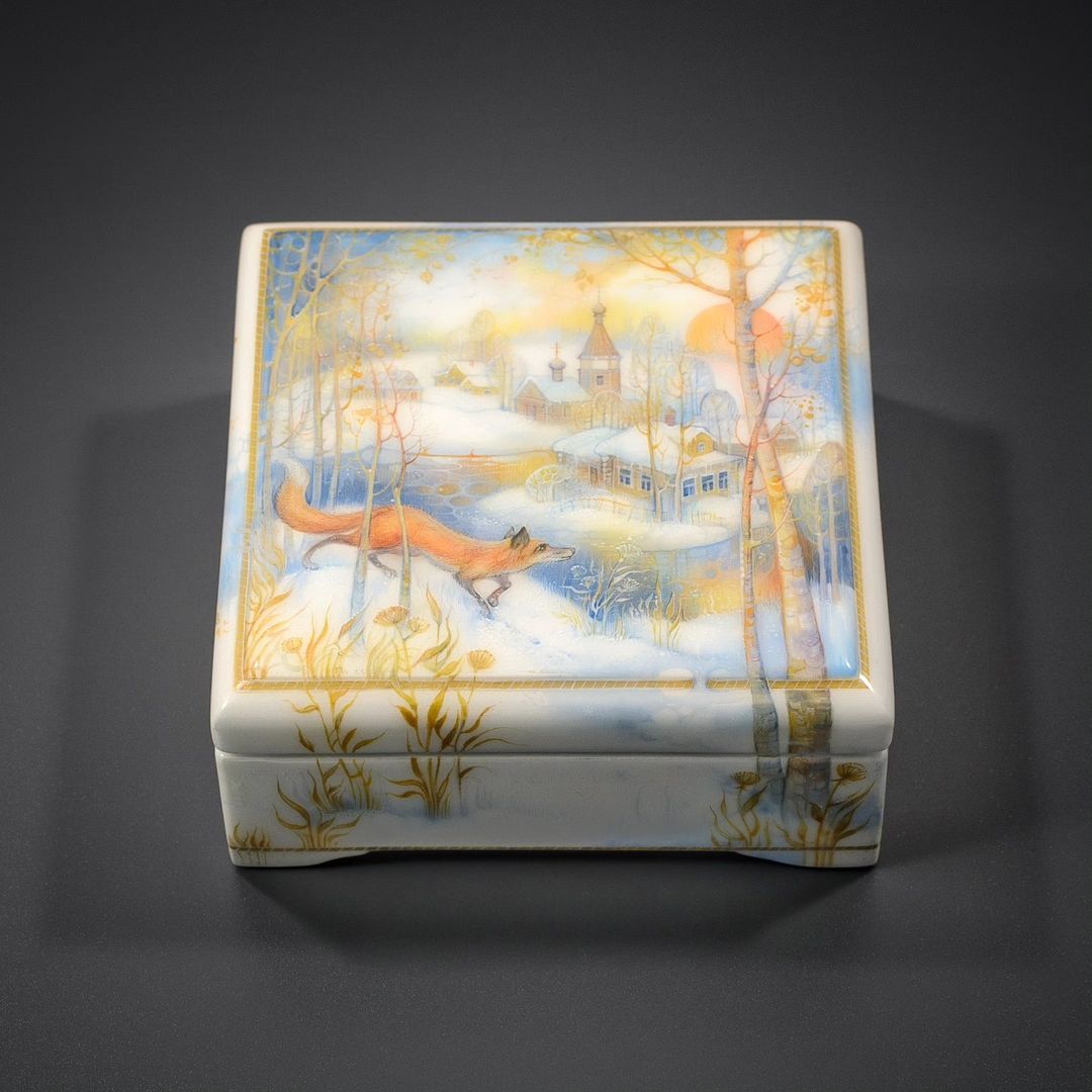 Шкатулка "По следу..." 10х10х4.5 / casket "On the trail..."

#художник #юрийкомяков #лаковаяминиатюра #холуй #лаковаяшкатулка #зимняяохота #охотаназайца #зимняясказка #русскаядеревня #подарокохотнику #russianlaquer #russianart #lacquerminiature #laquerart #kholui #huntergift #winterfarytale #winterhunt #russiancountry #redfox