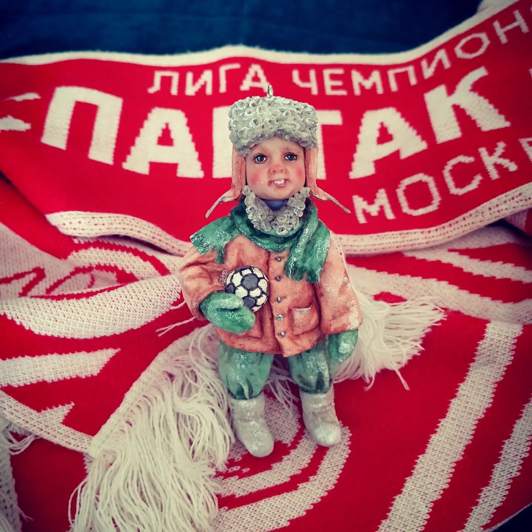 viktoriiaken_ в LOOKY — Юный футболист ⚽

#елочнаяигрушка #футбол #спартак #лигачемп