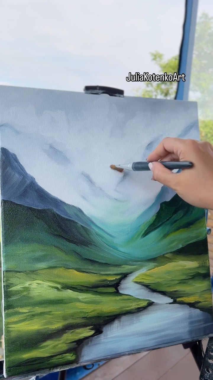 jkotenkoart в LOOKY. . Landscape painting o...