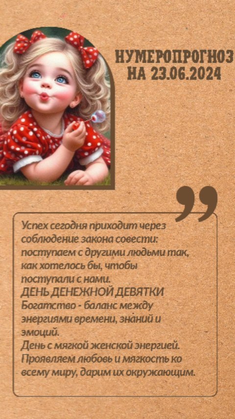 surmina.anna.nikolaevna в LOOKY. #деньгиизвоздуха,#цифрывезде,#новыевозможности,#предназначение,#нумеропрогноз,#прогноздня,#предсказание,#посланиедня,#эзотерика,#рилстренды,#инстаграм,#instatomsk,#нумеролог,#нумерология,#благодарю,#деньгивокругнас,#квантоваянумерология,#нумерологическийрасчет,#нумерологическийпрогноз,#instagram,#like,#comment,#follow. Нумеропрогноз на 23....