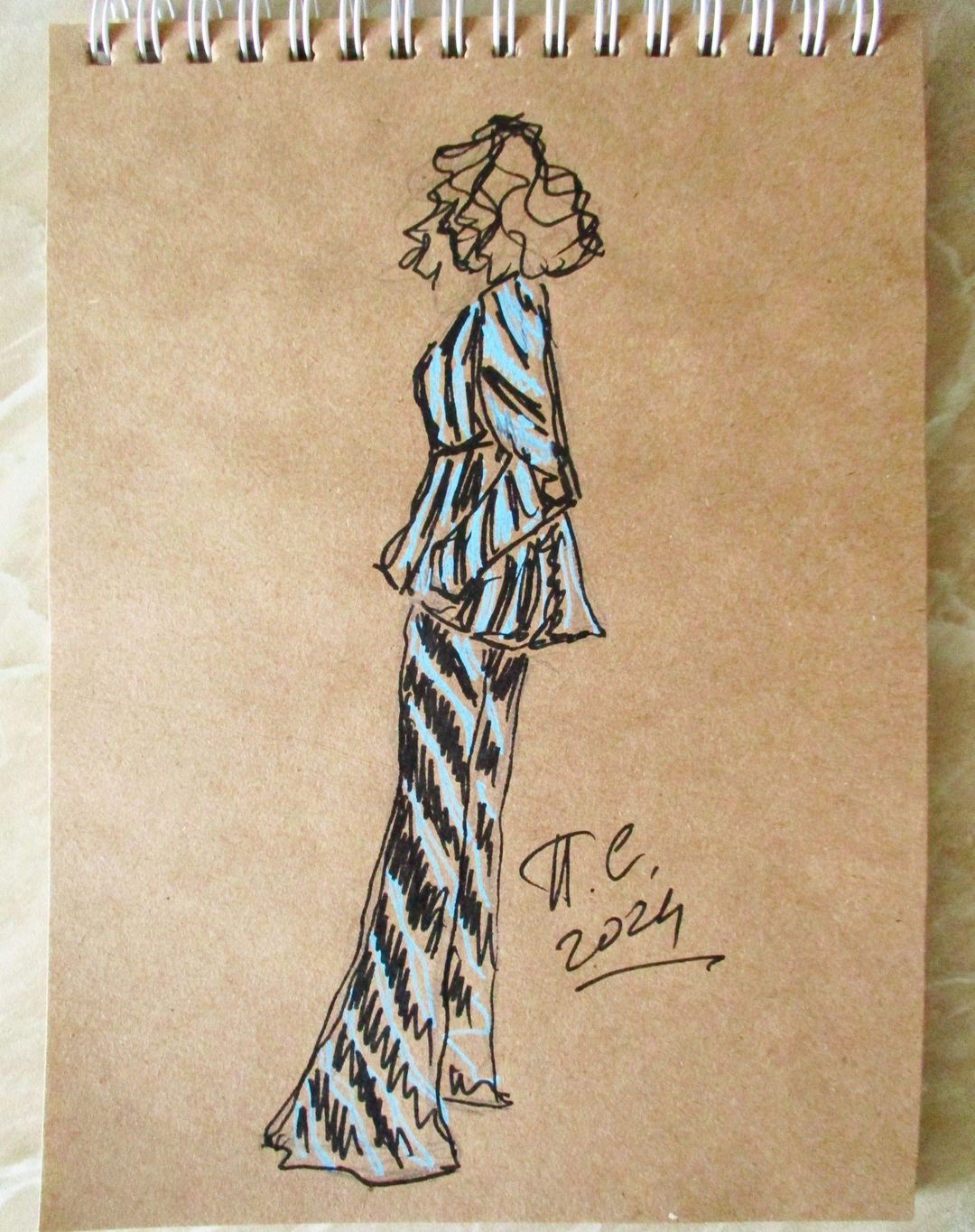 fashion sketch 2-3 min