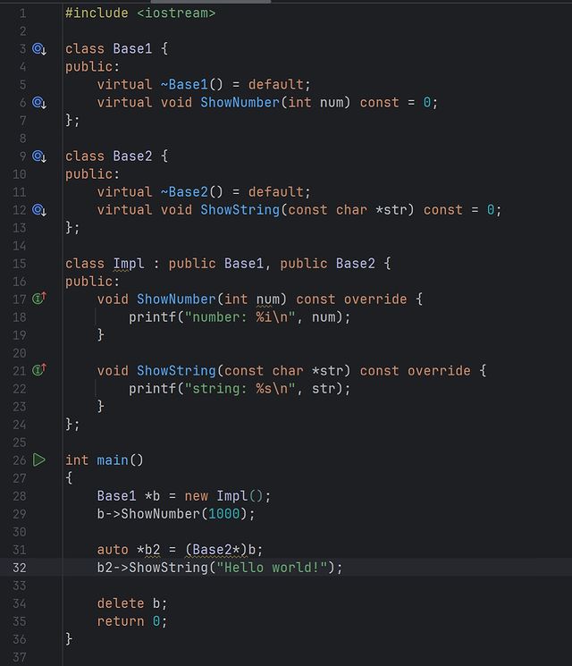 gromgamesstudio в LOOKY. #cpp,#developer,#programmer,#oops,#objectorientedprogramming,#designpattern,#teamleader,#inheritance. What will happen?;) ...
