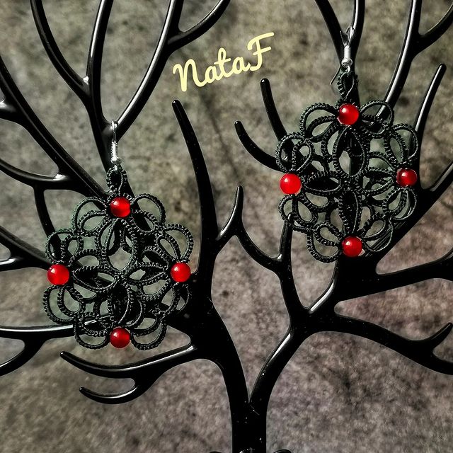 wonderlace_nataf в LOOKY. #tatting_vmeste,#tatting,#tattingshuttle,#tattingearrings,#wonderlace_nataf,#frivolite,#фриволите,#фриволитесерьги,#фриволитеанкарс. Серьги #tatting_vmes...
