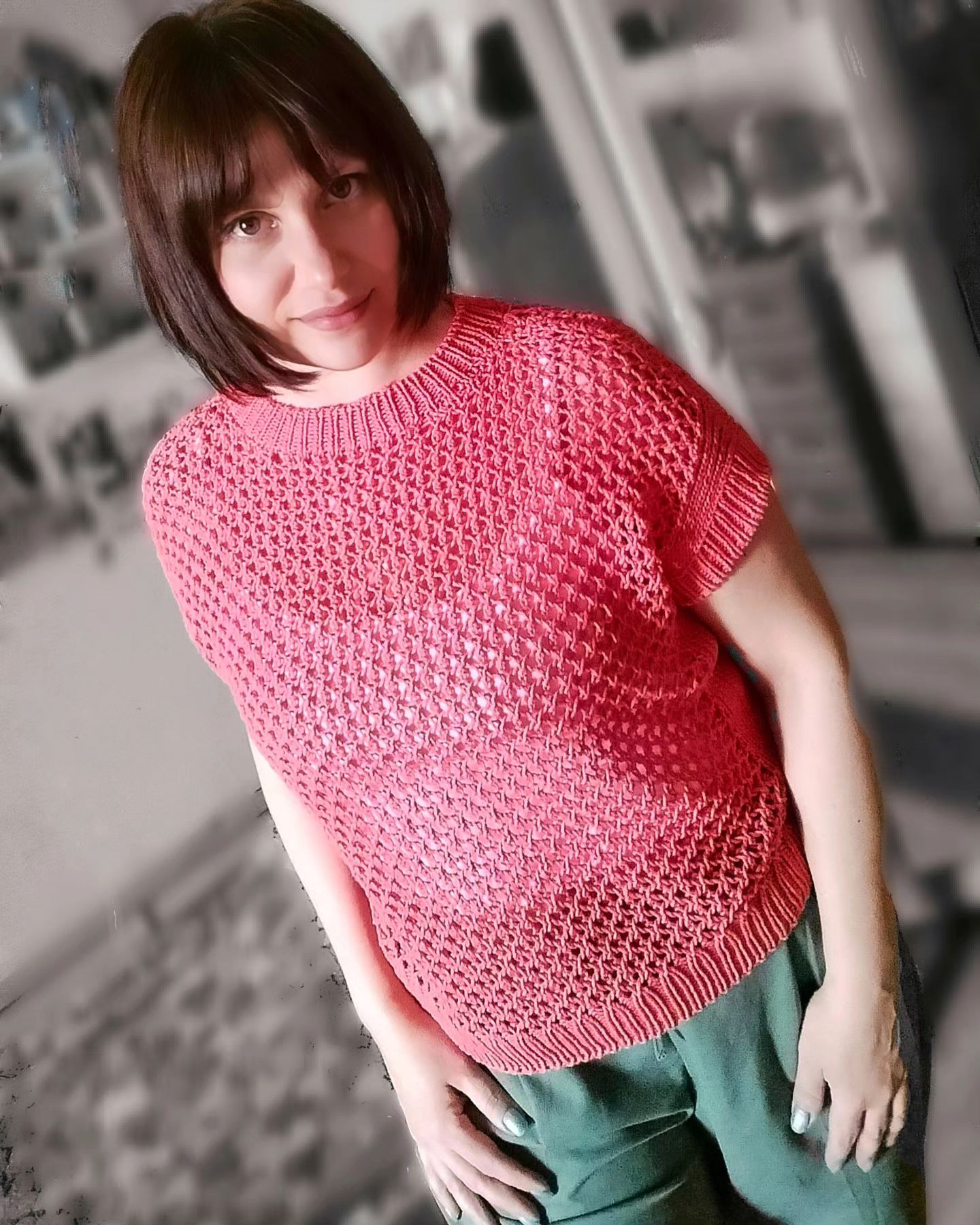 knitsbymarinad в LOOKY. . Футболка -сетка 🤩
О...