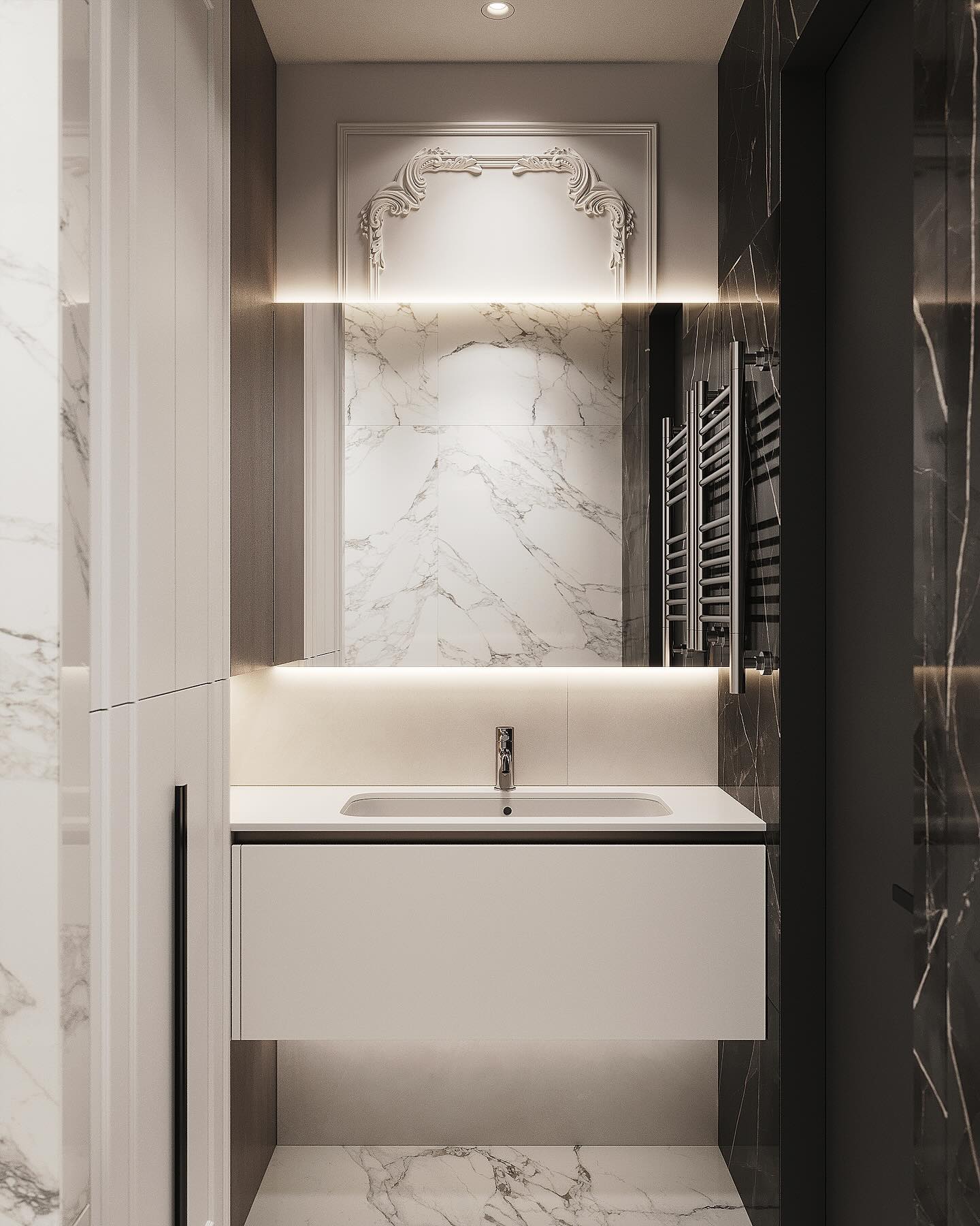 italon_voronezh в LOOKY. #dribos_design,#дизайнпроектквартир,#интерьерквартиры,#дизайнинтерьера,#дизайнинтерьерамосква,#дизайнпроектспальни,#дизайнпроектсочи,#идеидизайнаквартиры,#дизайнванной,#дизайнсанузла. Утонченная ванная ко...