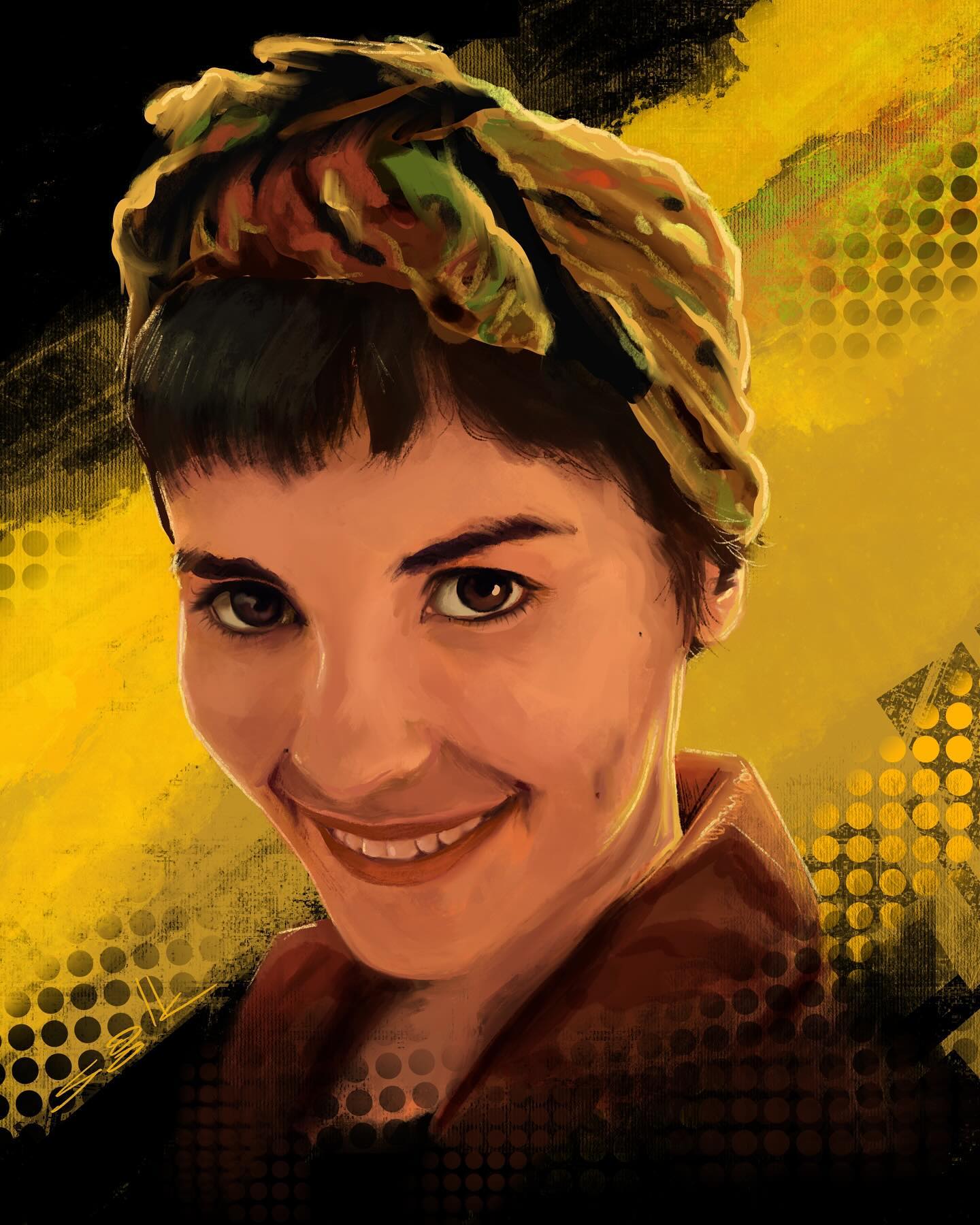 Amelie #movie #art #procreate #parisfrance #sglk #audreytautou #амели