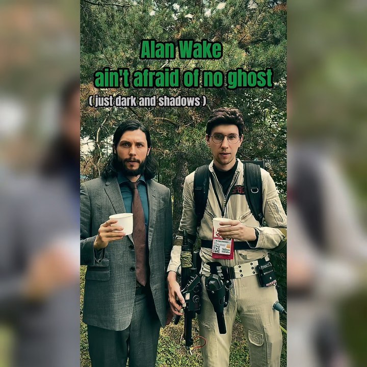 dalek_tyler в LOOKY. #AlanWake2,#Ghostbusters,#cosplay,#alanwake2cosplay,#EgonSpengler,#Egie. Alan Wake 2 - @ghost...
