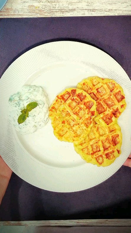 arttechmind в LOOKY. #tasty,#tasty,#recipe,#food,#foodie. Вафли вафли из кабач...